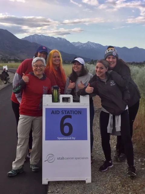 American Fork Cancer Run participant