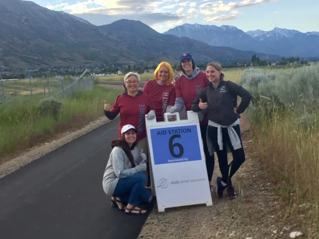 American Fork Cancer Run participants