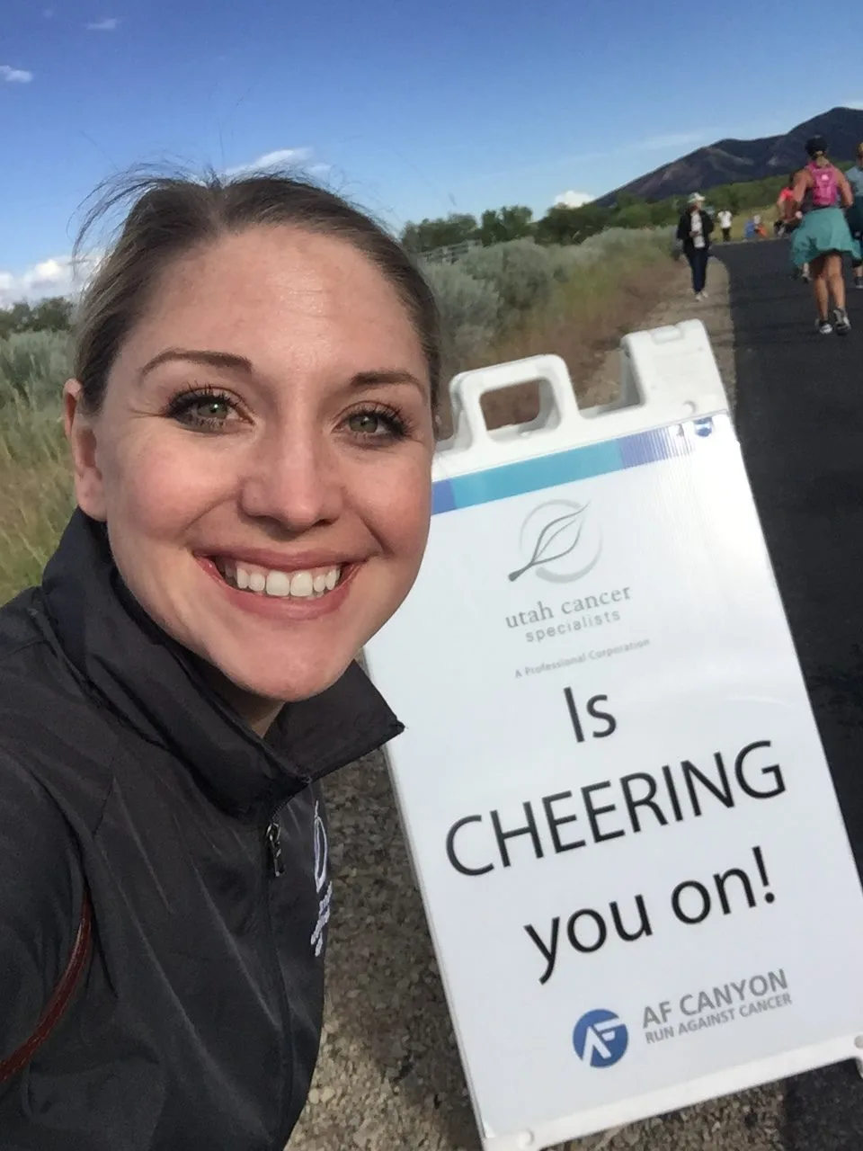 Participants at the American Fork Cancer Run