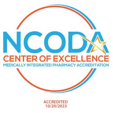 NCODA Center of Excellence - Medically Integrated Pharmacy Accreditation - Accredited 10/20/2023